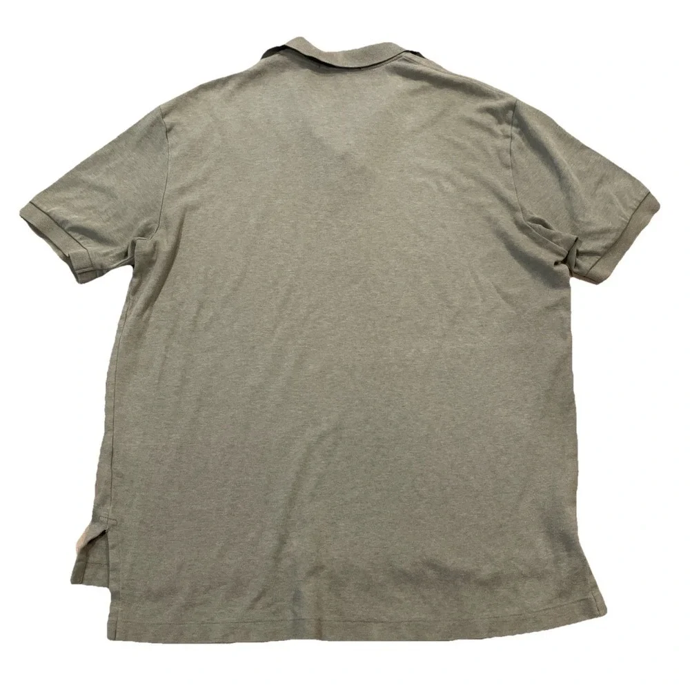 Polo Ralph Lauren Collared Short Sleeve Shirt L Olive Green